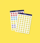 Sevimli Yıldız Seti Öğretmen Ödül Etiketi - Okul Başarı Çıkartması - *mat kağıt* - 3