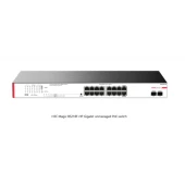H3C Magic BS218F-HP, 18 Port, GigaBit, 16 Port PoE, 225W, 2 Port GigaBit Uplink, +2 Port GigaBit SFP, Metal Kasa, Yönetilemez, Rack Mount Switch - 1