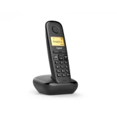 GIGASET A270, Dect Telefon, Siyah, 18 Saat Konusma, 200 Saat Bekleme, 80 Kisilik Rehber - 1