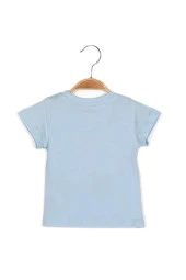 Erkek Bebek Balina Baskılı T-shirt - 3