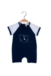 Erkek Bebek Baskılı Tulum - 1