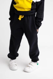 Erkek Çocuk Paçası Lastikli Basic Eşofman Altı thumbnail 1