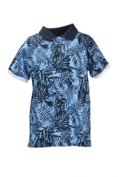 Erkek Çocuk Lacivert Blue Forest Polo Yaka T-Shirt (9ay-10yaş) - 1