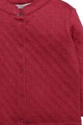 Kız Bebek Dokulu Çıtçıtlı Sweatshirt (12ay-4yaş) - 2