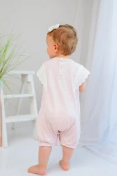 Kız Bebek Little Beauty Fistolu Çıtçıtlı Tulum (3-24ay) - 2