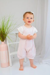 Kız Bebek Little Beauty Fistolu Çıtçıtlı Tulum (3-24ay) - 3