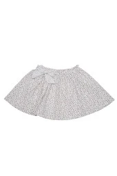 Kız Çocuk Bej Fiyonklu Dokuma Etek (5-14yaş) - 2