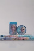 LİSANSLI FROZEN ELSA 2 ADET TÜYLÜ KURŞUN KALEM,KALEMTRAŞ VE SİLGİ SETİ - 2