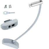 Çelik Halatlı Pvc Pencere Çocuk Emniyet Bebek Güvenlik Kilidi - 2
