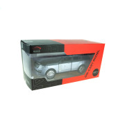 1:24 Ölçek Metal Model Super Suv Çek Bırak Işıklı Sesli Gri Siyah - 2