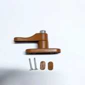 Pvc Kapı Pencere Çocuk Emniyet Güvenlik Kilidi Düğmeli Metal - 3