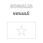 Afrika Ülke Bayrakları Çizme ve Boyama Kitabı - 4