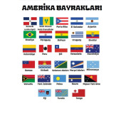 Asya Ülkeleri Bayrağı Çizme ve Boyama Kitabı - 3