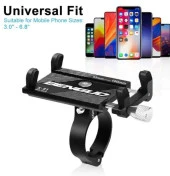 FORTE GT 2084-4 Ayarlı Alüminyum Alaşımlı Kauçuk Bisiklet Gidon Telefon Tutacağı - 1