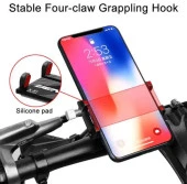 FORTE GT 2084-4 Ayarlı Alüminyum Alaşımlı Kauçuk Bisiklet Gidon Telefon Tutacağı - 4