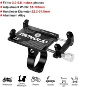 FORTE GT 2084-4 Ayarlı Alüminyum Alaşımlı Kauçuk Bisiklet Gidon Telefon Tutacağı - 6