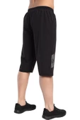 Crozwise Spor Lycra - Erkek Siyah Likralı Spor Kapri - 8036-10 - 3