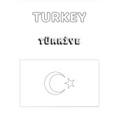 Avrupa Ülkeleri Bayrağı Çizme ve Boyama Kitabı - 4