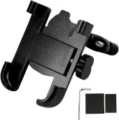 FORTE GT 2084-12 Ayarlı 4 Köşe Destekli Alüminyum Bisiklet Motosiklet Gidon Telefon Tutacağı - 2