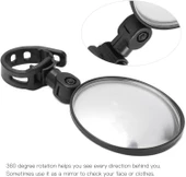 Xbyc 3011 Geniş Açılı Gidon Bağlantılı Ayna 360 Derece Dönen Vidalı Bisiklet Scooter Dikiz Aynası - 6