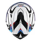 GIVI 50.8 MACH1 BEYAZ-SİYAH-KIRMIZI KASK - 2