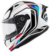 GIVI 50.8 MACH1 BEYAZ-SİYAH-KIRMIZI KASK - 7