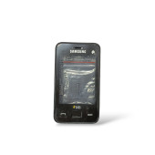 Samsung S5220 Kasa Samsung S5222 Star 3Uyumlu Siyah Renk Orta Kasa Ön Arka Kapak Tuş Takımı - 1