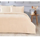 Özdilek Modern Line Tek Kişilik Battaniye Seti (150x220)-Piramit Mocha - 2