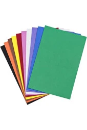 Bafix Eva Yapışkanlı 50x70 CM 10 Renk Karışık Yapışkanlı Eva - 1