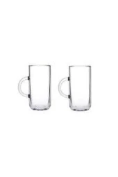 Paşabahçe iconic kulplu 2 li sunum bardağı - kupa meşrubat su bardağı thumbnail 2