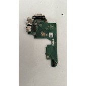 Dell Latitude P16G001 5420 5520  USB SD Kart Ethernet VGA Port Board 63N3K RC4F33036CH11 - 1