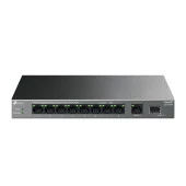 Tp-Link LS1210GP 8 Port Poe+ 10-100-1000 Mbps + 1 Port SFP Switch Metal Kasa - 1