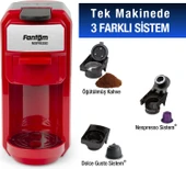 Fantom Mixpresso KS 1450 Kırmızı Kapsül Kahve Makinesi - 2