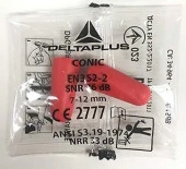 Delta Plus CONIC200 36DB Poliüretan Ipsiz Kulak Tıkacı (Çift Paketli)-30 Çift - 2