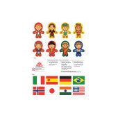 23 Nisan Ulusal Egemenlik ve Çocuk Bayramı Kum Boyama Okul Seti-Red Castle 23NSN - 1