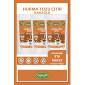 Hurma Aşkı Hurma Tozu Çıtır Kakaolu 3X150 GR - 1
