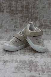 Vicco 346.P24Y.145 Momo Bej Keten Işıklı Erkek Çocuk Ayakkabı - 4