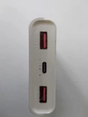 Dörtlü 18650 Pil Uyumlu Boş Power Bank Kutusu 5V/2.1A (Pilsiz) Beyaz - 2