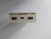 Altılı 18650 Pil Uyumlu Boş Power Bank Kutusu 5V/2.1A (Pilsiz) Beyaz - 3
