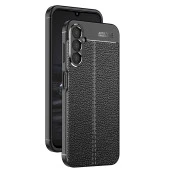 Samsung Galaxy A34 Kılıf Zore Deri Görünümlü Niss Silikon Kapak - 2