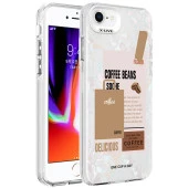 Apple iPhone 8 Kılıf Mermer Desenli Zore Marbello Kapak - 2