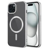 Apple iPhone 15 Plus Kılıf Mat Tasarımlı Magsafe Wireless Şarj Özellikli Zore Mat Setro Kapak thumbnail 1