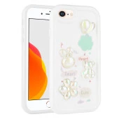 Apple iPhone SE 2020 Kılıf Kabartma Figürlü Parlak Zore Toys Silikon Kapak - 2