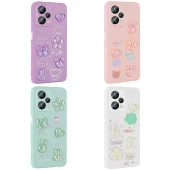 Xiaomi Redmi Note 12 4G Kılıf Kabartma Figürlü Parlak Zore Toys Silikon Kapak - 3