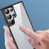 Samsung Galaxy S24 Ultra Kılıf Şeffaf Sert PC Arka Yüzey Tasarımlı Zore Edo Kapak thumbnail 4