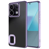 Xiaomi Redmi Note 13 Pro 5G Kılıf Kamera Korumalı Logo Gösteren Zore Omega Kapak - 1