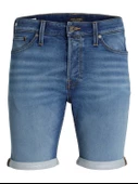 JACK JONES Rick Model Likralı Erkek Kot Şort 12250168 - 1