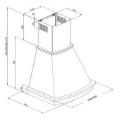 Teka Lania BG670 60 cm Bej Davlumbaz - 2
