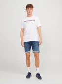 JACK JONES Rick Model Likralı Erkek Kot Şort 12250169 - 3