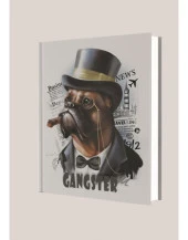 Deffter Ganster Çizgili 96 Yaprak Sert Kapak Defter - 1